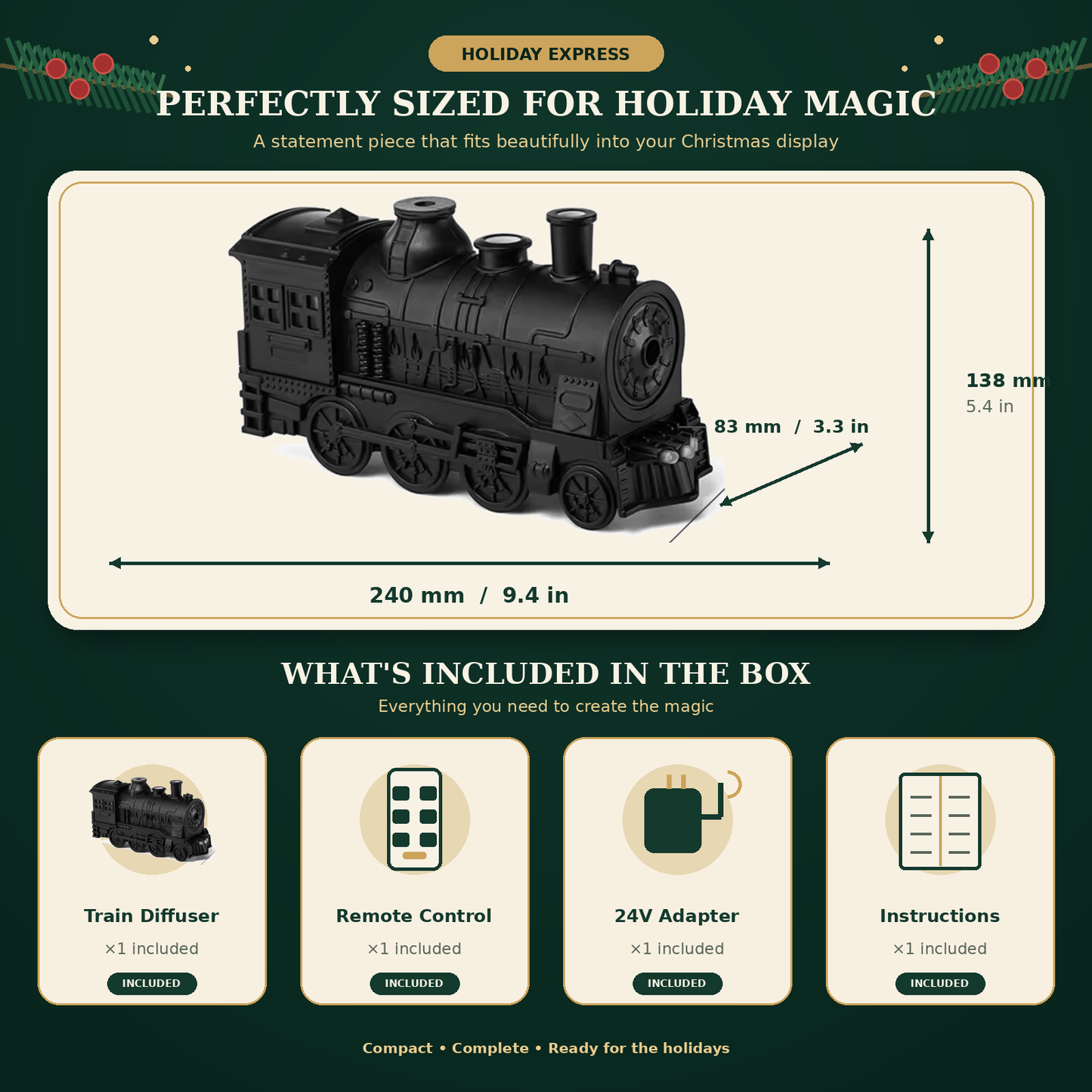 The Polar Mist™ Christmas Train